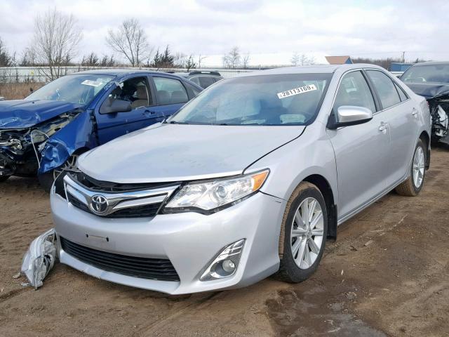4T1BF1FK5CU007816 - 2012 TOYOTA CAMRY BASE SILVER photo 2
