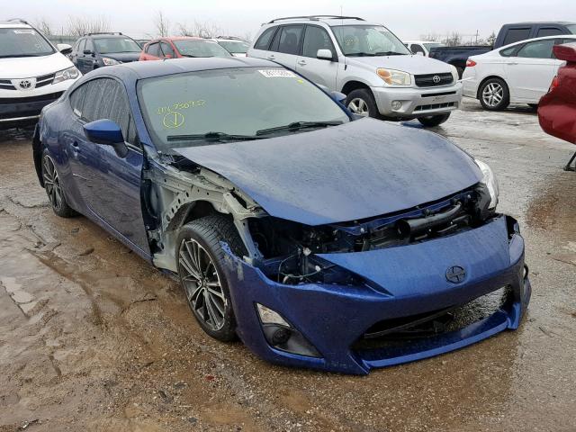 JF1ZNAA16D2730937 - 2013 TOYOTA SCION FR-S BLUE photo 1