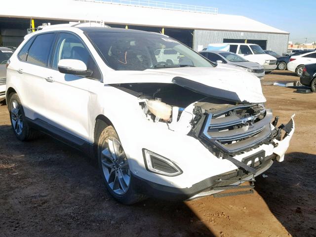 2FMPK4K99JBC27047 - 2018 FORD EDGE TITAN WHITE photo 1