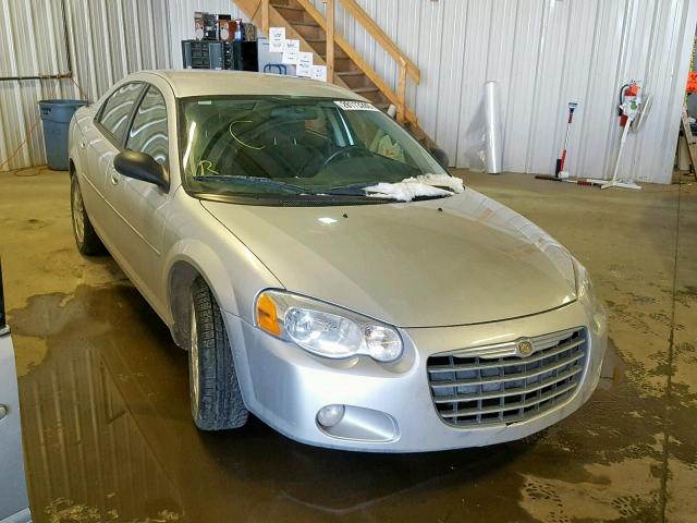 1C3EL56R24N378415 - 2004 CHRYSLER SEBRING LX SILVER photo 1