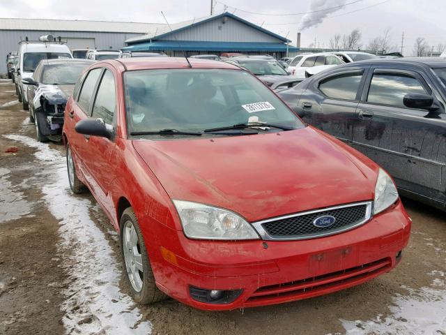 1FAFP37NX7W286347 - 2007 FORD FOCUS ZX5 RED photo 1