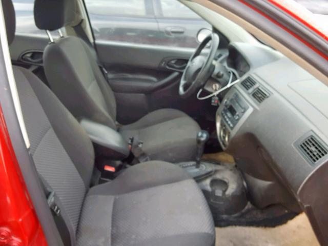 1FAFP37NX7W286347 - 2007 FORD FOCUS ZX5 RED photo 5