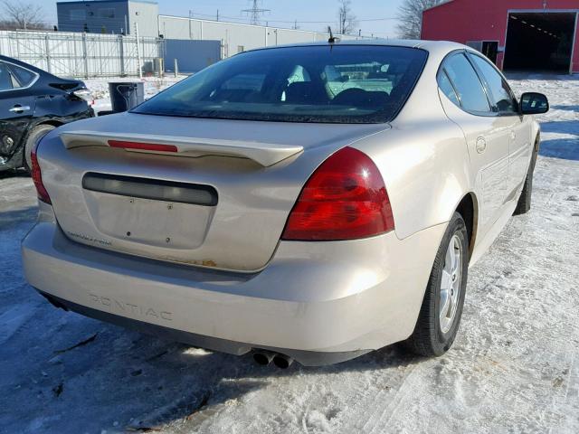 2G2WP552681181073 - 2008 PONTIAC GRAND PRIX GOLD photo 4