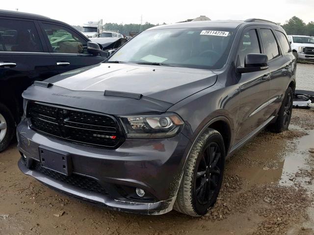 1C4RDHDG5HC606101 - 2017 DODGE DURANGO GT GRAY photo 2