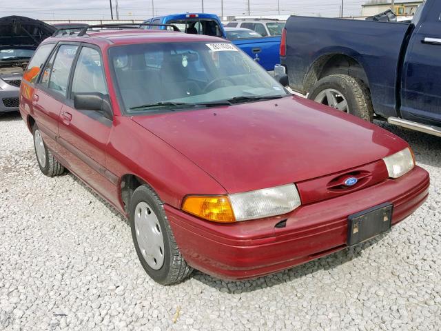 1FASP15J4SW102192 - 1995 FORD ESCORT LX RED photo 1