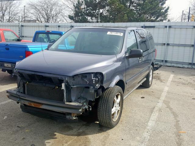 1GNDV23158D103672 - 2008 CHEVROLET UPLANDER L Mavi foto 2