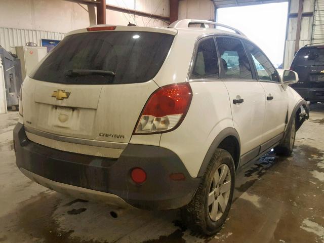 3GNAL2EK2CS566389 - 2012 CHEVROLET CAPTIVA SP WHITE photo 4