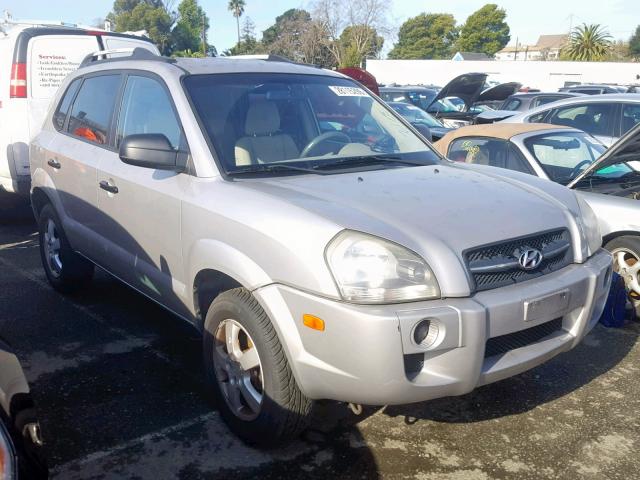 KM8JM12B85U107631 - 2005 HYUNDAI TUCSON GL SILVER photo 1