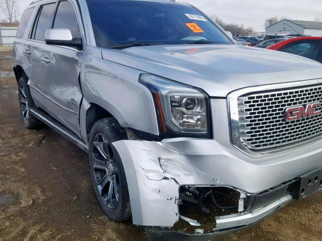 1GKS2CKJ4GR201095 - 2016 GMC YUKON DENA SILVER photo 9