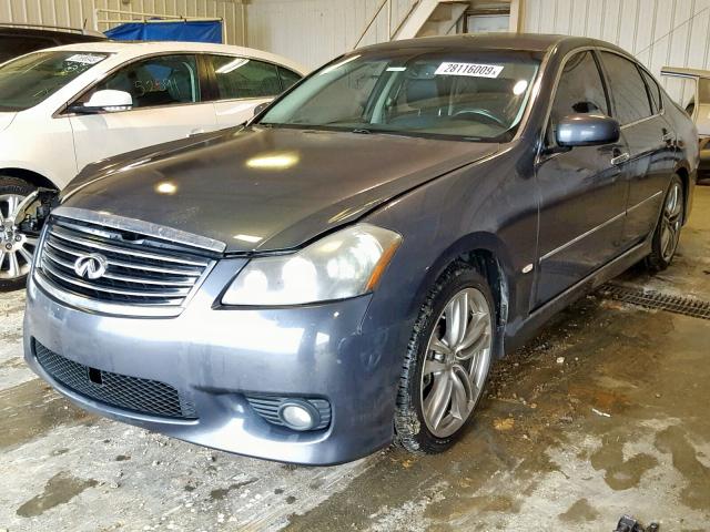 JNKAY01E38M603454 - 2008 INFINITI M35 BASE BLUE photo 2