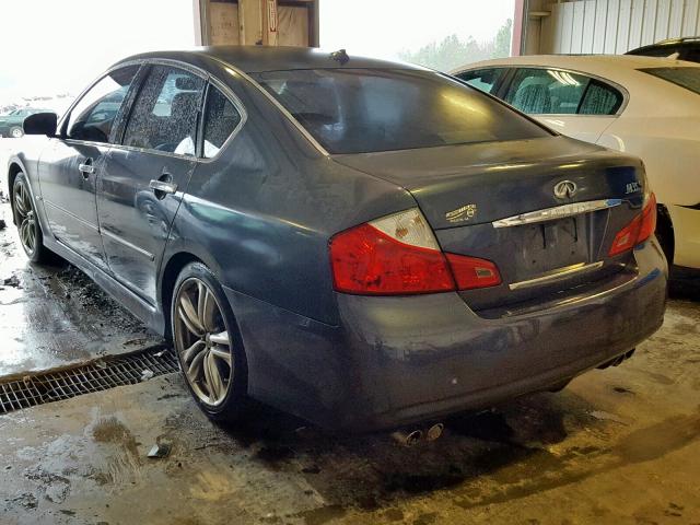 JNKAY01E38M603454 - 2008 INFINITI M35 BASE BLUE photo 3