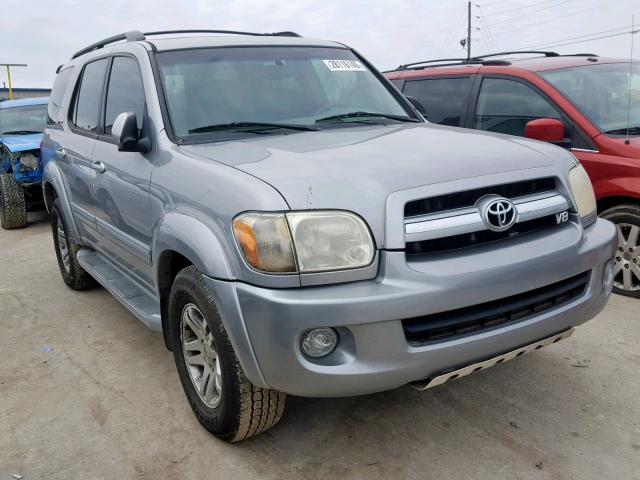 5TDZT38A55S250786 - 2005 TOYOTA SEQUOIA LI SILVER photo 1