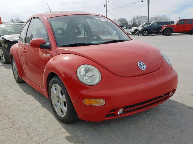 3VWCP21C62M405290 - 2002 VOLKSWAGEN NEW BEETLE წითელი ფოტო 1