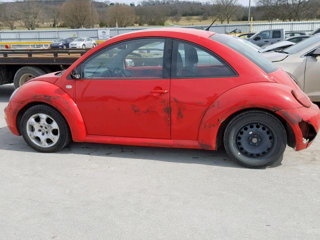3VWCP21C62M405290 - 2002 VOLKSWAGEN NEW BEETLE წითელი ფოტო 9
