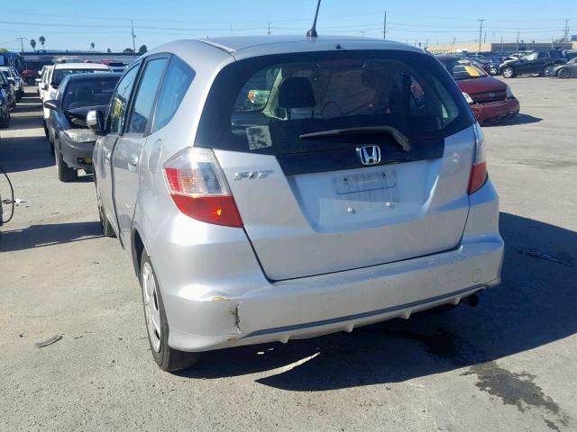 JHMGE8H35DC019966 - 2013 HONDA FIT SILVER photo 3