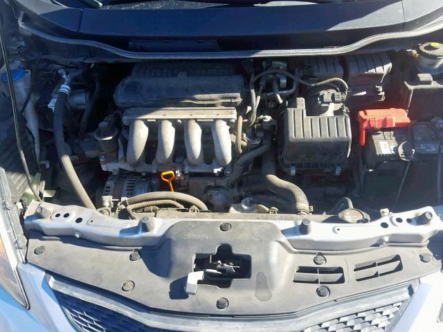 JHMGE8H35DC019966 - 2013 HONDA FIT SILVER photo 7