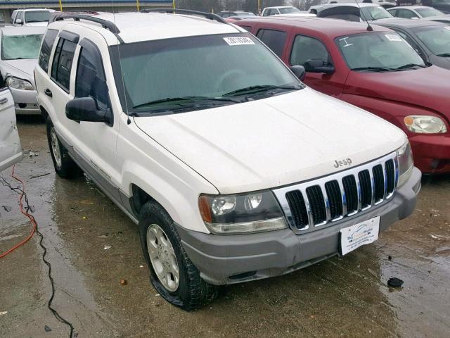 1J4GX48S22C257518 - 2002 JEEP GRAND CHER WHITE photo 1