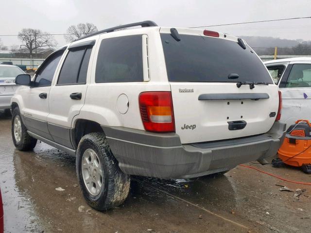 1J4GX48S22C257518 - 2002 JEEP GRAND CHER WHITE photo 3