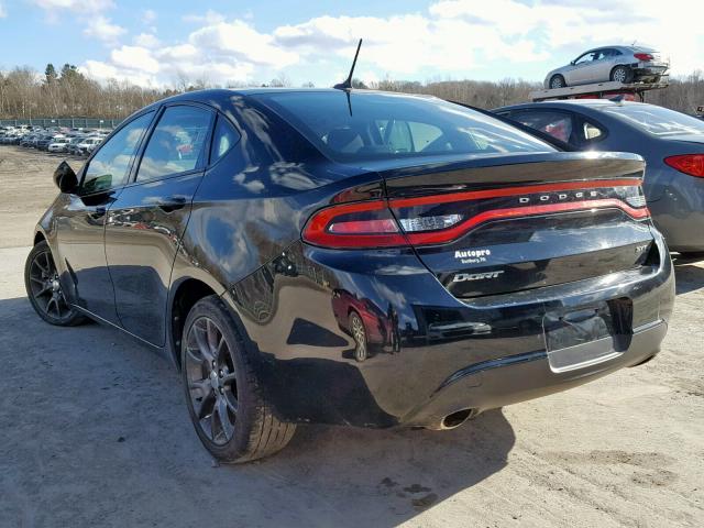 1C3CDFBA5DD171114 - 2013 DODGE DART SXT BLACK photo 3