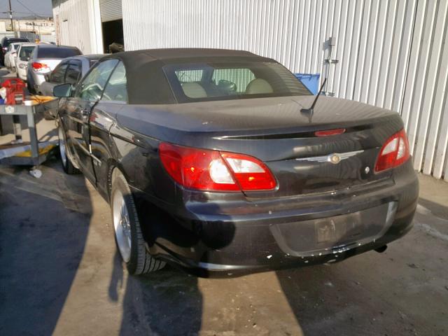 1C3LC55R68N130389 - 2008 CHRYSLER SEBRING TO BLACK photo 3