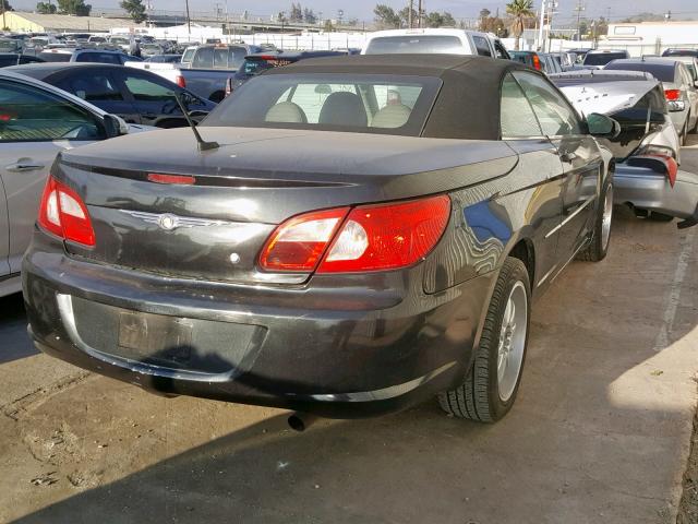 1C3LC55R68N130389 - 2008 CHRYSLER SEBRING TO BLACK photo 4