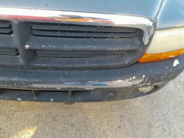 1B7HL48X72S682546 - 2002 DODGE DAKOTA QUA GRAY photo 9