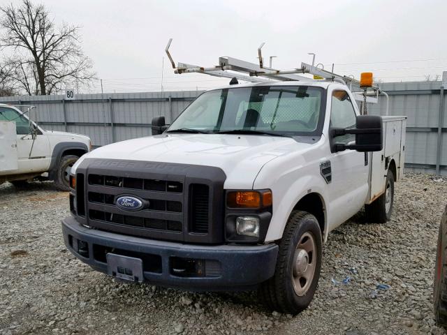 1FDWF30598EC54998 - 2008 FORD F350 SRW S WHITE photo 2