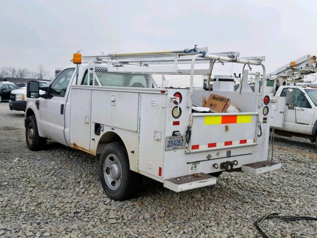 1FDWF30598EC54998 - 2008 FORD F350 SRW S WHITE photo 3