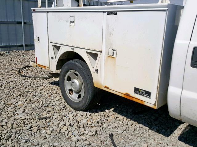 1FDWF30598EC54998 - 2008 FORD F350 SRW S WHITE photo 9