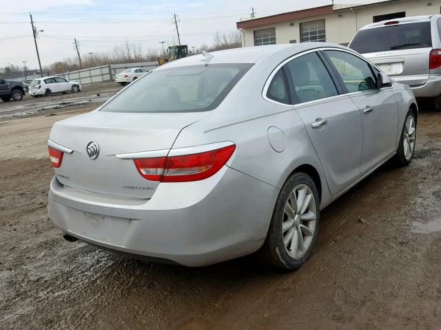 1G4PP5SK3D4134338 - 2013 BUICK VERANO SILVER photo 4