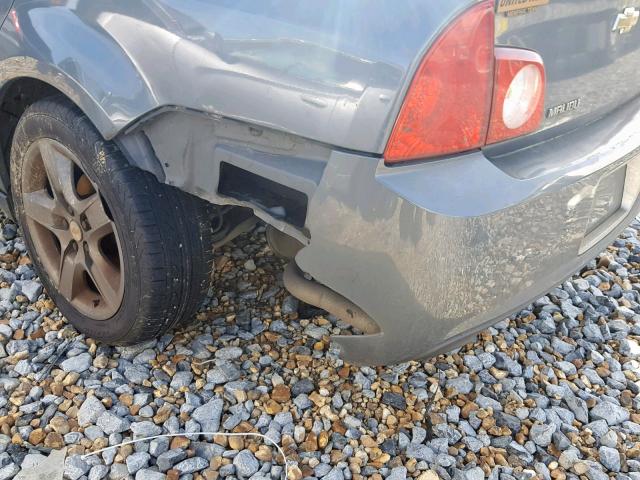 1G1ZG57N284230833 - 2008 CHEVROLET MALIBU LS GRAY photo 9