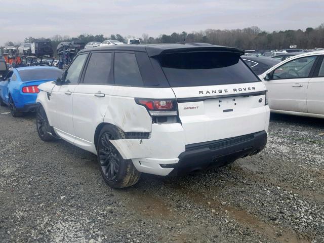 SALWS2VF3GA547886 - 2016 LAND ROVER RANGE ROVE WHITE photo 3