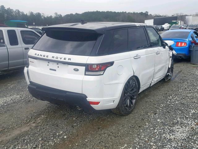SALWS2VF3GA547886 - 2016 LAND ROVER RANGE ROVE WHITE photo 4