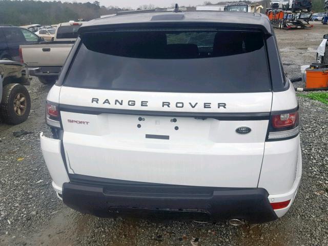 SALWS2VF3GA547886 - 2016 LAND ROVER RANGE ROVE WHITE photo 9