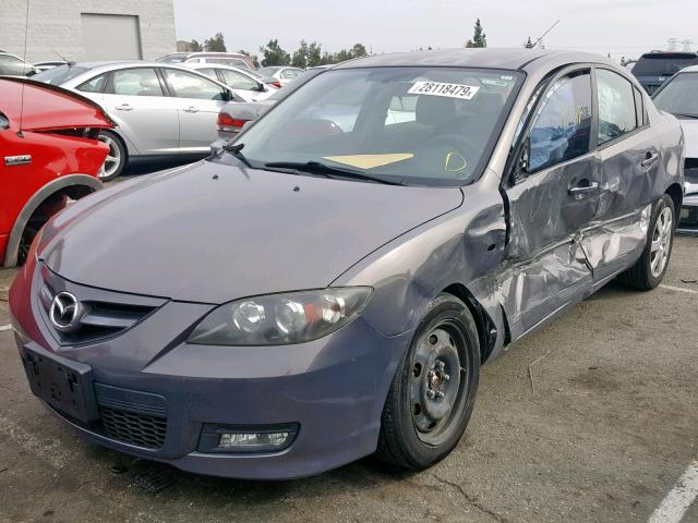 JM1BK324171727561 - 2007 MAZDA 3 S CHARCOAL photo 2