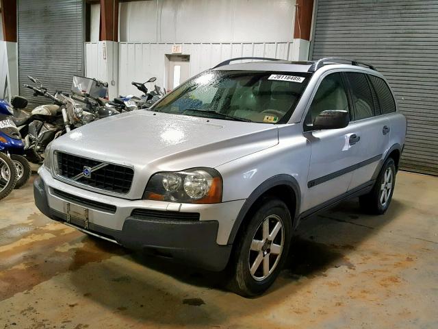 YV1CZ59H841065682 - 2004 VOLVO XC90 SILVER photo 2