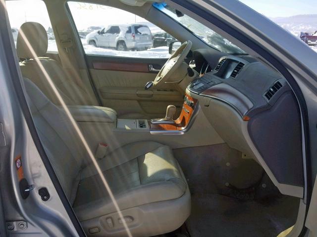 JNKAY01E77M301079 - 2007 INFINITI M35 BASE GOLD photo 5