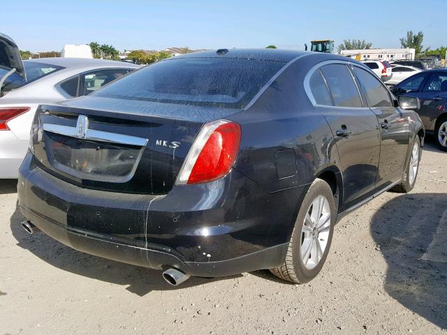 1LNHM93R09G617484 - 2009 LINCOLN MKS BLACK photo 4