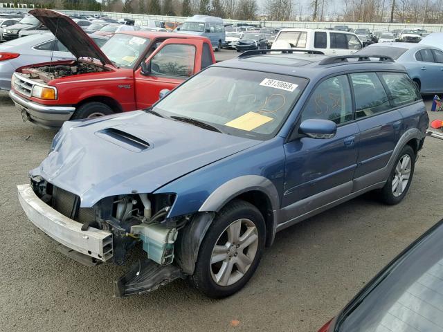 4S4BP67C354341704 - 2005 SUBARU LEGACY OUT BLUE photo 2