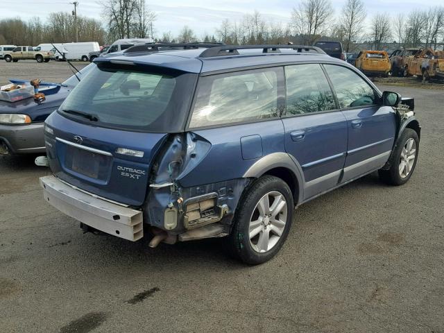 4S4BP67C354341704 - 2005 SUBARU LEGACY OUT BLUE photo 4