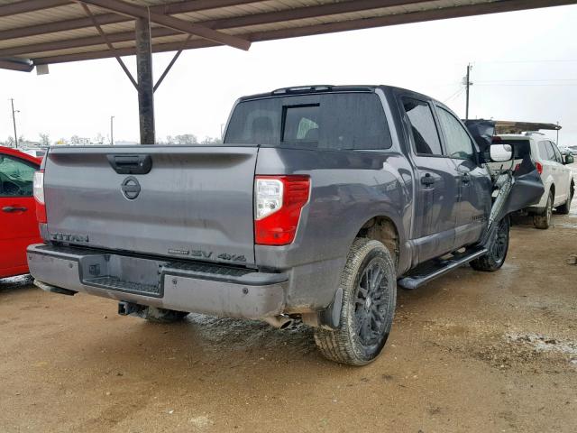 1N6AA1E54JN551576 - 2018 NISSAN TITAN SV GRAY photo 4