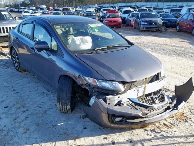 19XFB2F95EE064474 - 2014 HONDA CIVIC EXL SILVER photo 1