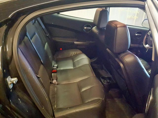 2G2WP552761262189 - 2006 PONTIAC GRAND PRIX BLACK photo 6