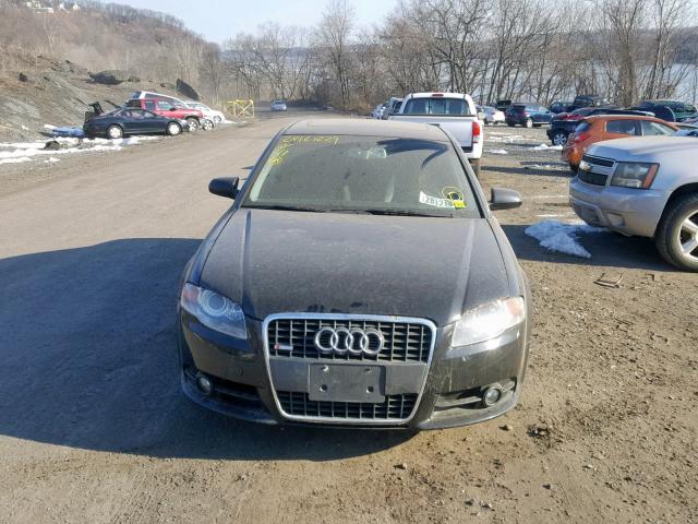 WAUEG78E06A023689 - 2006 AUDI A4 S-LINE BLACK photo 9