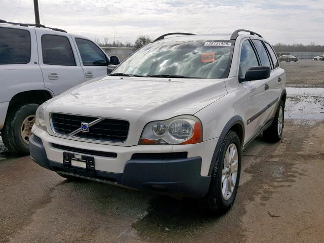 YV1CZ91H131003882 - 2003 VOLVO XC90 T6 WHITE photo 2