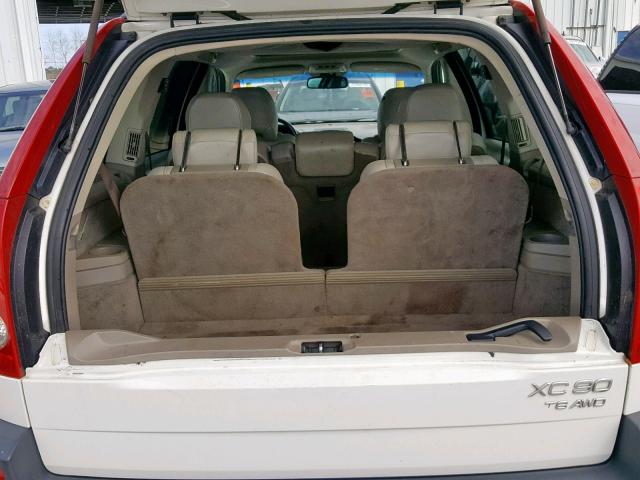 YV1CZ91H131003882 - 2003 VOLVO XC90 T6 WHITE photo 9