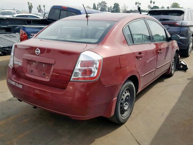 3N1AB61E08L743884 - 2008 NISSAN SENTRA 2.0 RED photo 4