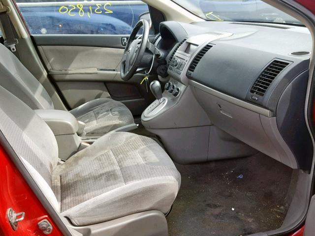 3N1AB61E08L743884 - 2008 NISSAN SENTRA 2.0 RED photo 5