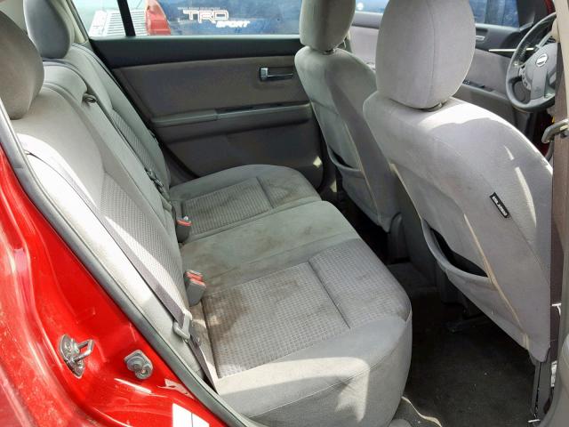 3N1AB61E08L743884 - 2008 NISSAN SENTRA 2.0 RED photo 6