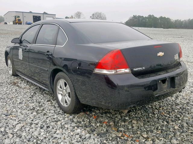 2G1WA5E3XE1174993 - 2014 CHEVROLET IMPALA LIM BLACK photo 3